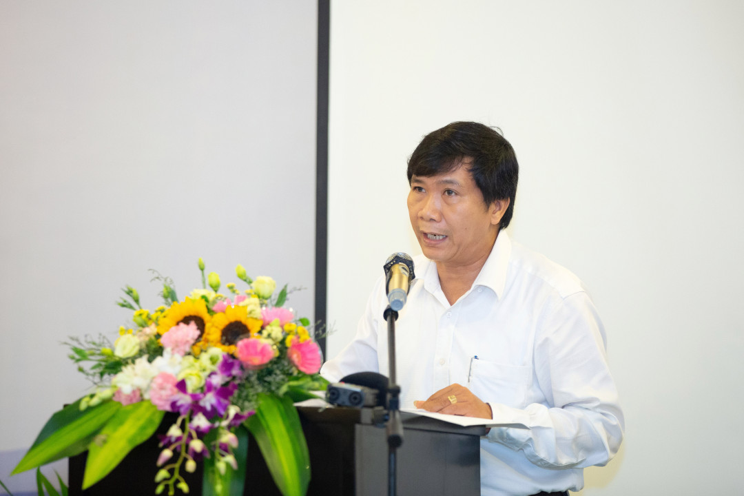 Ông Nguyễn Văn Sơn, Phó chủ tịch UBND TP. Hội An phát biểu tại hội thảo