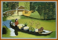 Tôn vinh nghệ thuật tranh thêu tay Việt Nam tại Canada
